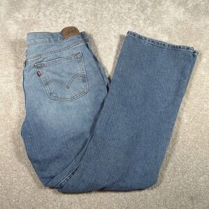 Levis 515 Bootcut Blue Jeans Womens 14M (FITS 34 X 31) Denim‎ Western